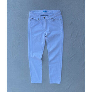 J. Mclaughlin Skinny Jeans Women's Size 0 White Denim Pants